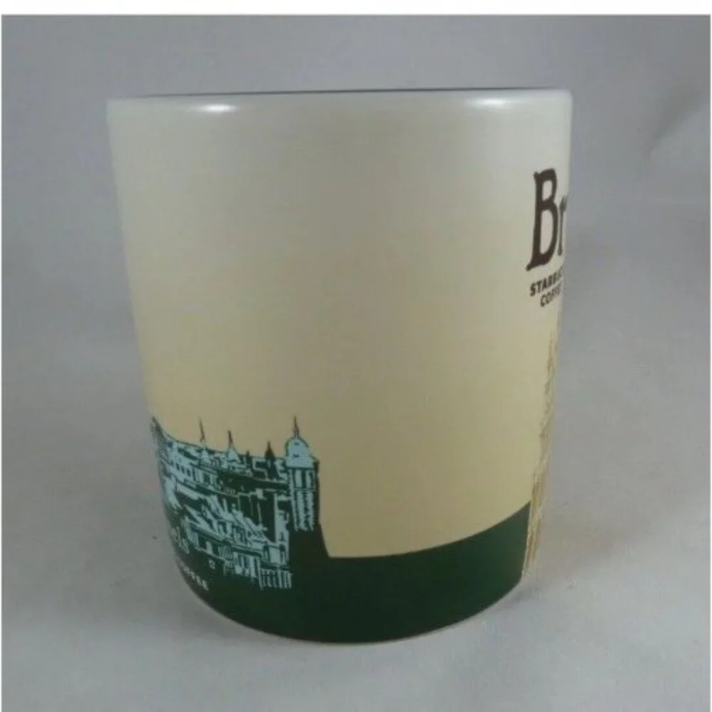 2011 Starbucks Brussels Belgium Global City Icon Coffee Mug Cup Grande 16 Ounce